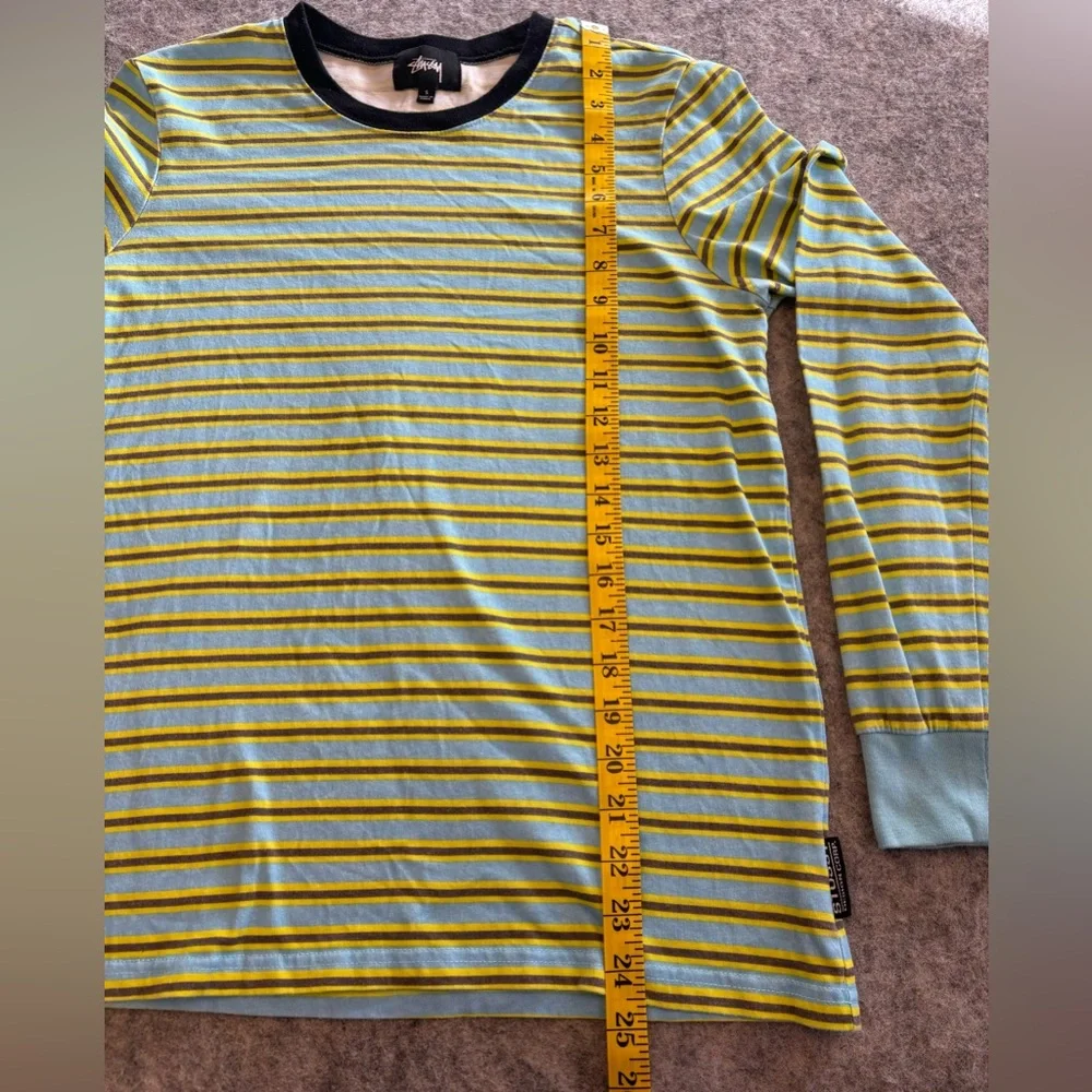 Stussy | Long Sleeve Striped‎ Blue & Green | Women’s Size Small